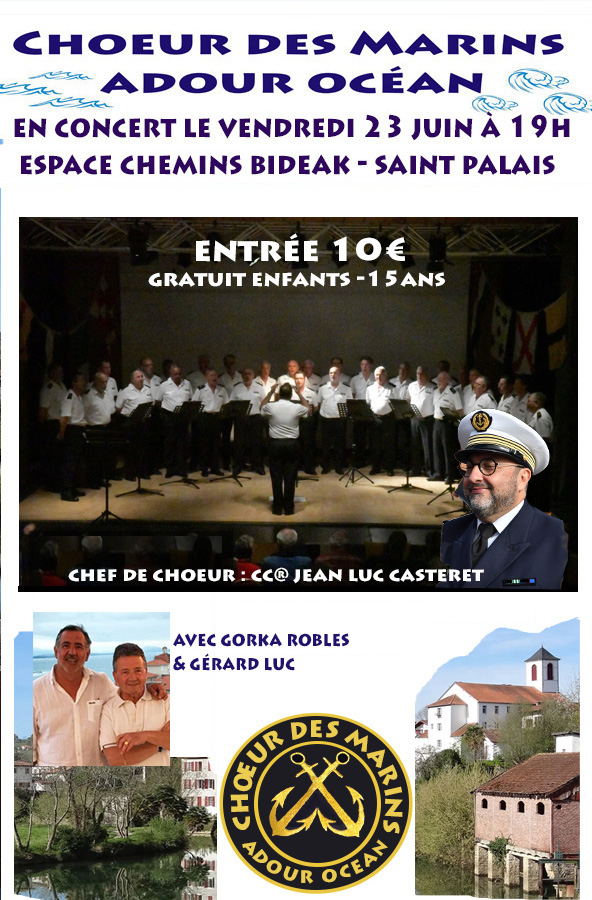 concert choeur des marins adour océan