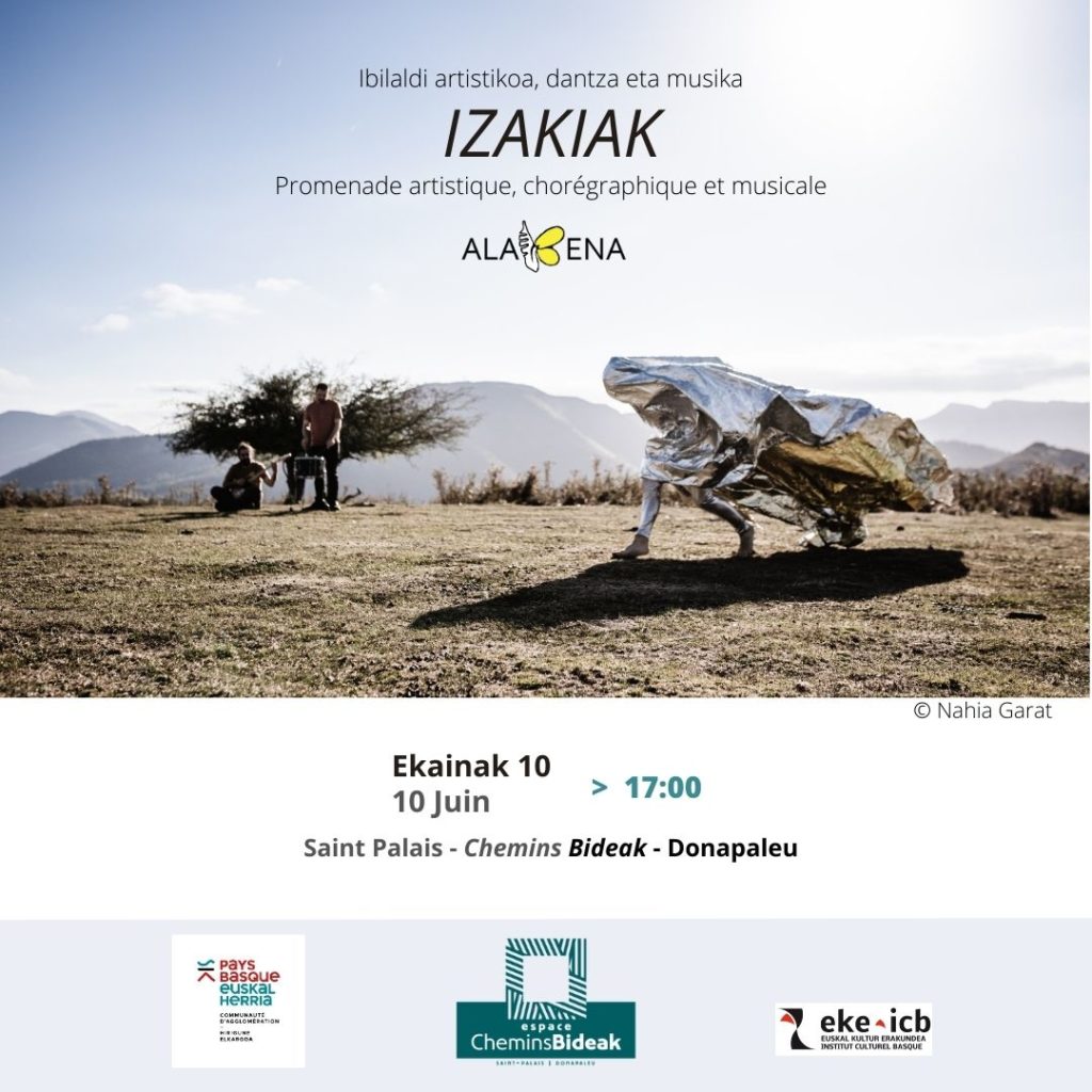 spectacle chorégraphique IZAKIAK Chemins - Bideak (002) affiche