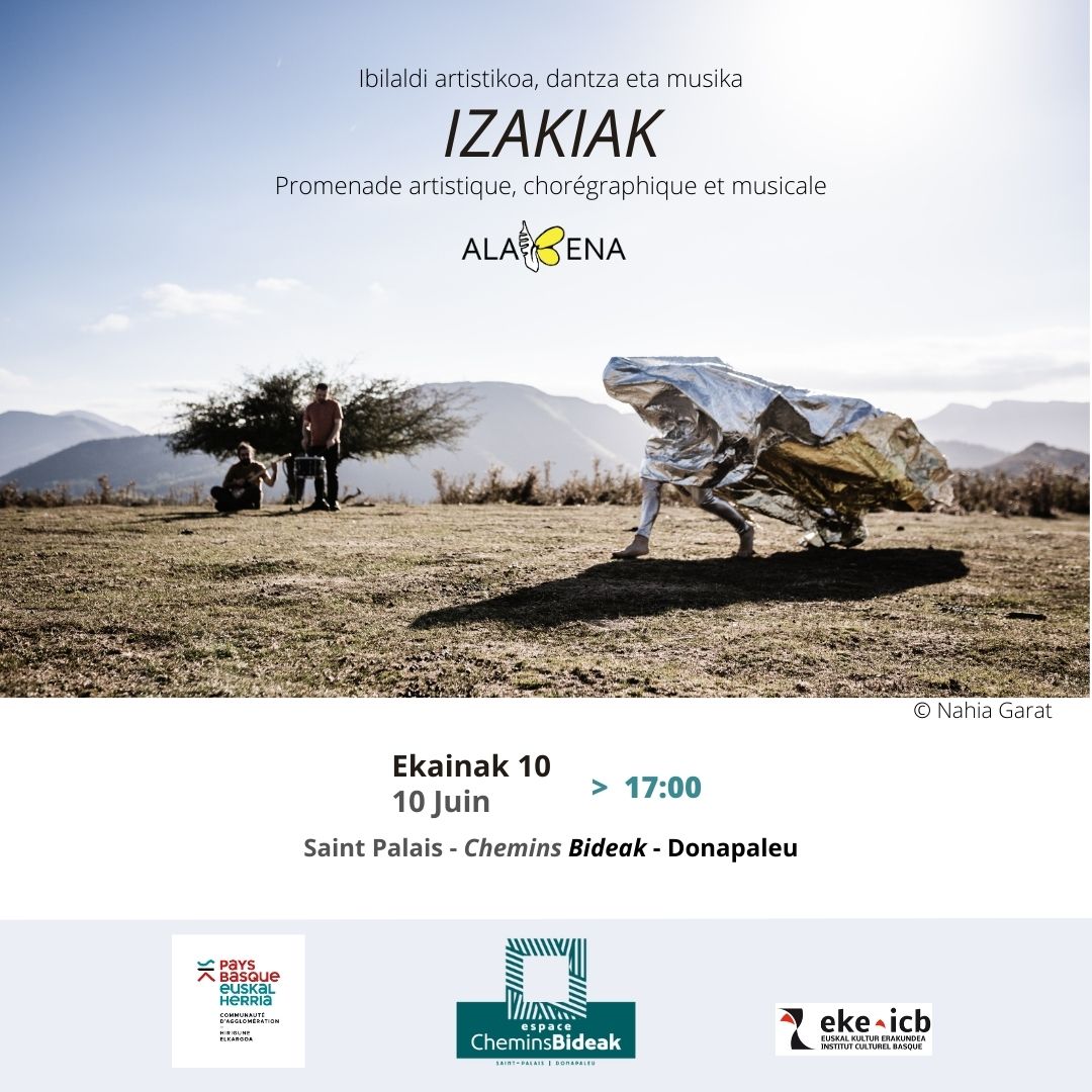 spectacle chorégraphique IZAKIAK Chemins - Bideak (002) affiche