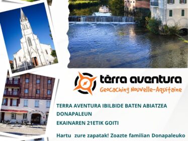 Terra Aventura ibilbide baten abiatzea Donapaleun