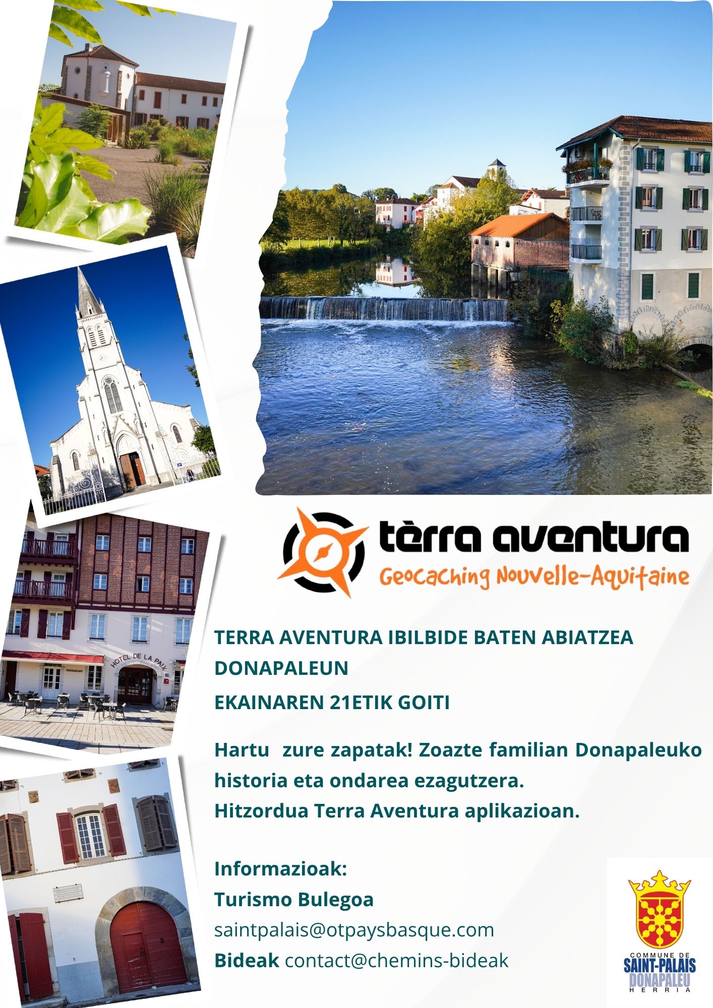 Terra Aventura ibilbide baten abiatzea Donapaleun