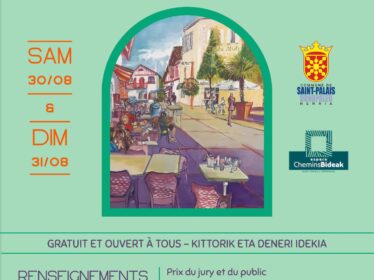 Concours de peinture "Saint-Palais en Couleurs" le samedi 30 août et dimanche 31 août. Gratuit et ouvert à tous.