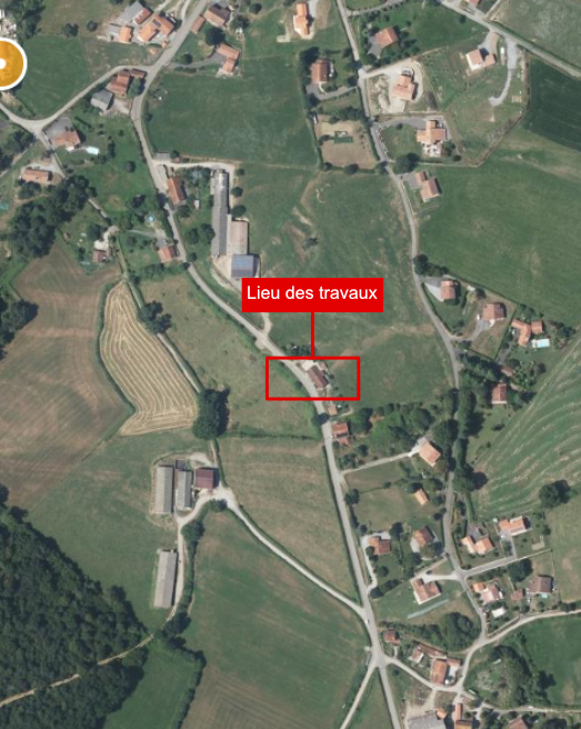 Plan satellite de la portion de 'lavenue de Gibraltar qui sera en travaux jusqu'au 05 décmbre.